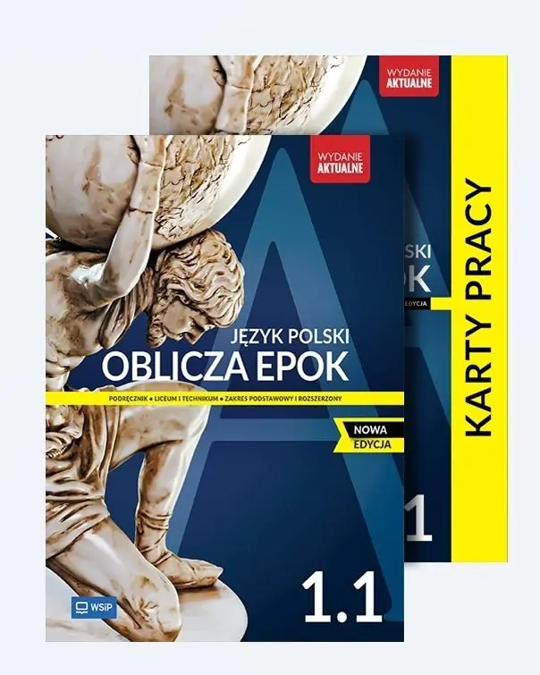 Książka - J. polski LO 1/1 Oblicza epok Pakiet  podr+KP ZPiR