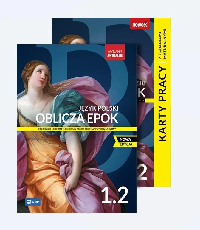 Książka - J. polski LO 1/2 Oblicza epok Pakiet  podr+KP ZPiR