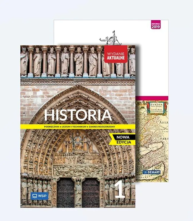 Książka - Historia LO 1 Pakiet: podręcznik atlas ZR