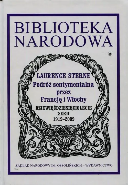 Książka - Podróż sentymentalna przez Francję i Włochy