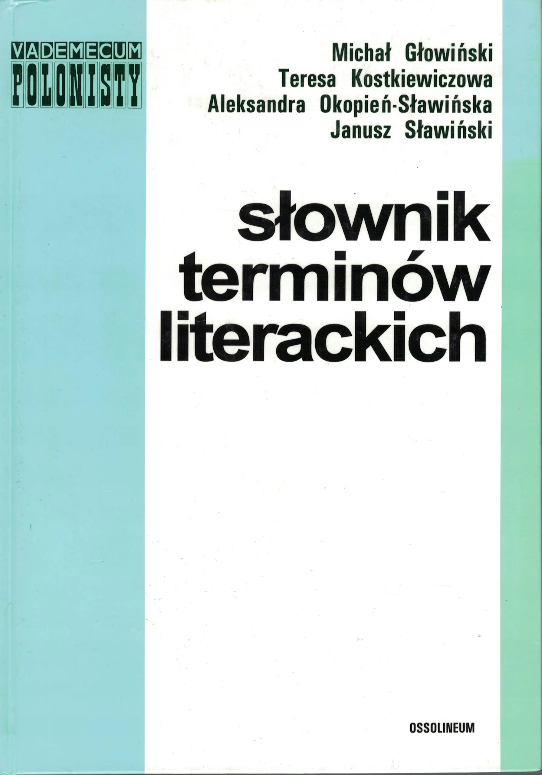 Książka - Słownik terminów literackich