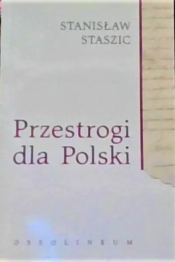 Książka - Przestrogi dla Polski