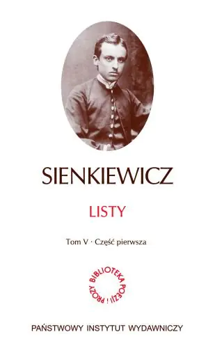 Książka - Listy Sienkiewicz Tom V Część 1-3