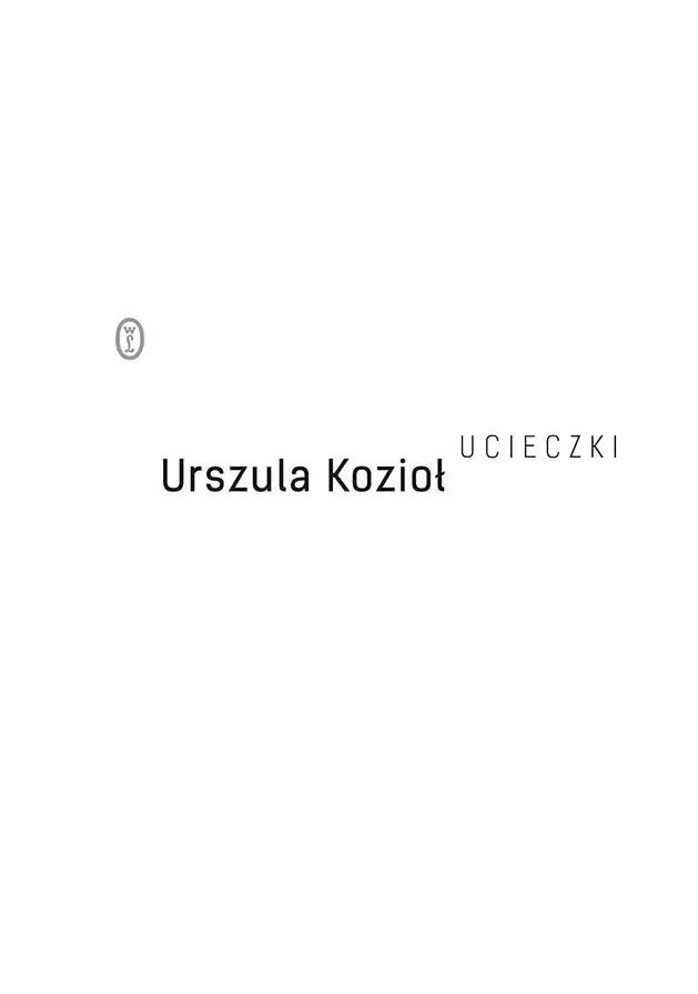Książka - Ucieczki