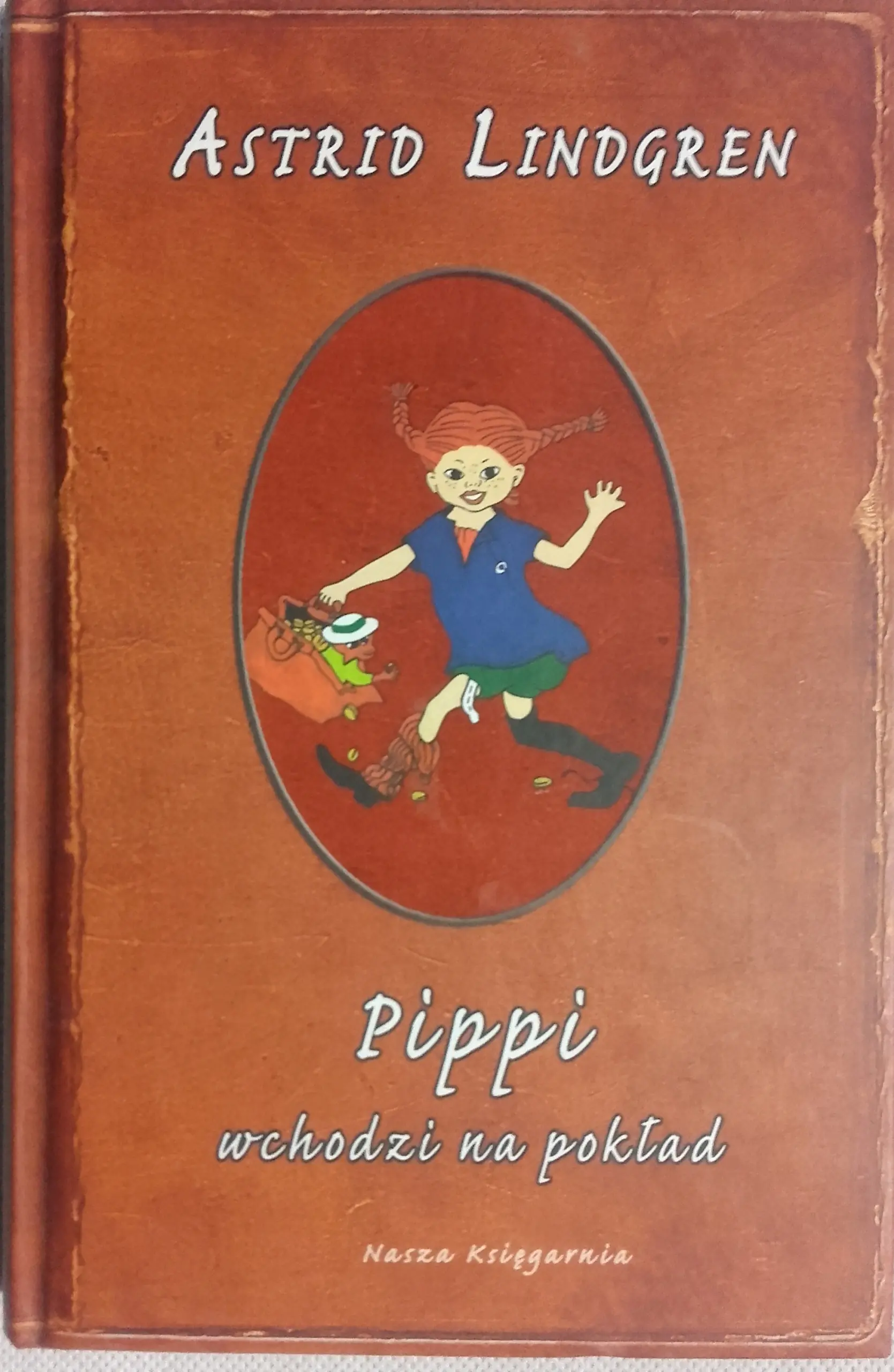 Książka - Pippi wchodzi na pokład
