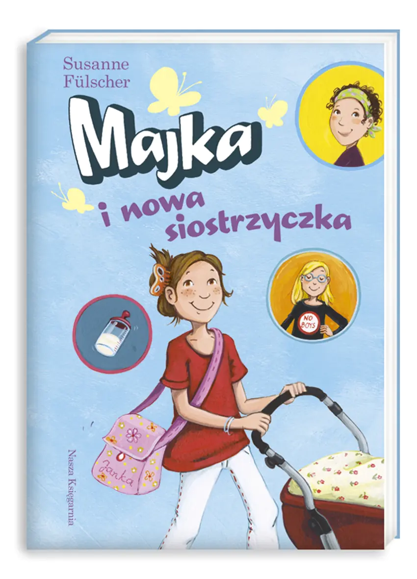 Książka - Majka i nowa siostrzyczka