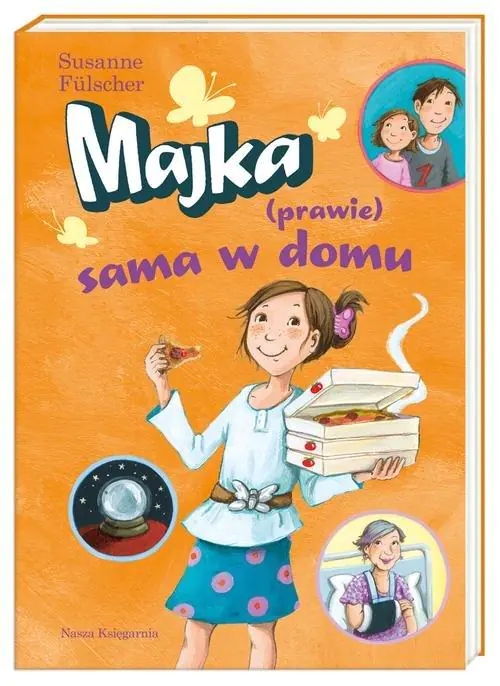 Książka - Majka (prawie) sama w domu