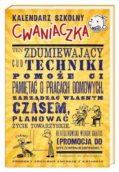 Książka - Kalendarz szkolny cwaniaczka