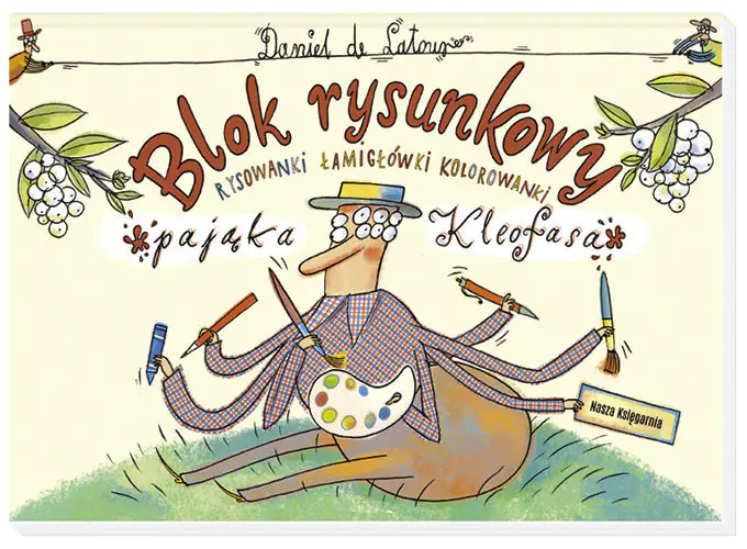 Książka - Blok rysunkowy pająka Kleofasa