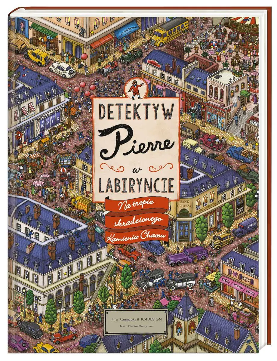 Książka - Detektyw Pierre w labiryncie. Na tropie skradzionego Kamienia Chaosu