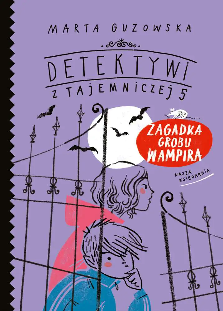 Książka - Zagadka grobu wampira. Detektywi z Tajemniczej 5. Tom 2