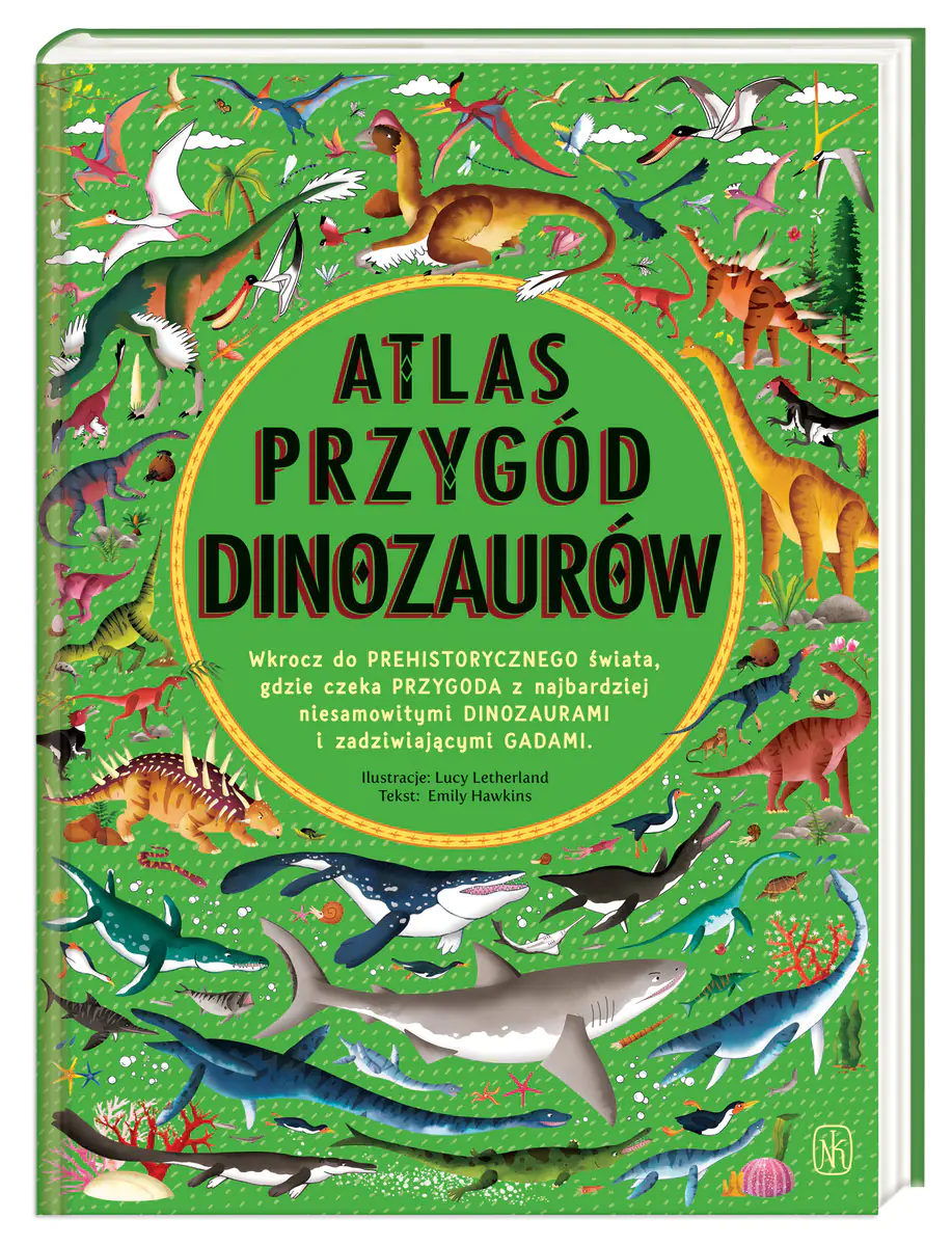 Książka - Atlas przygód dinozaurów