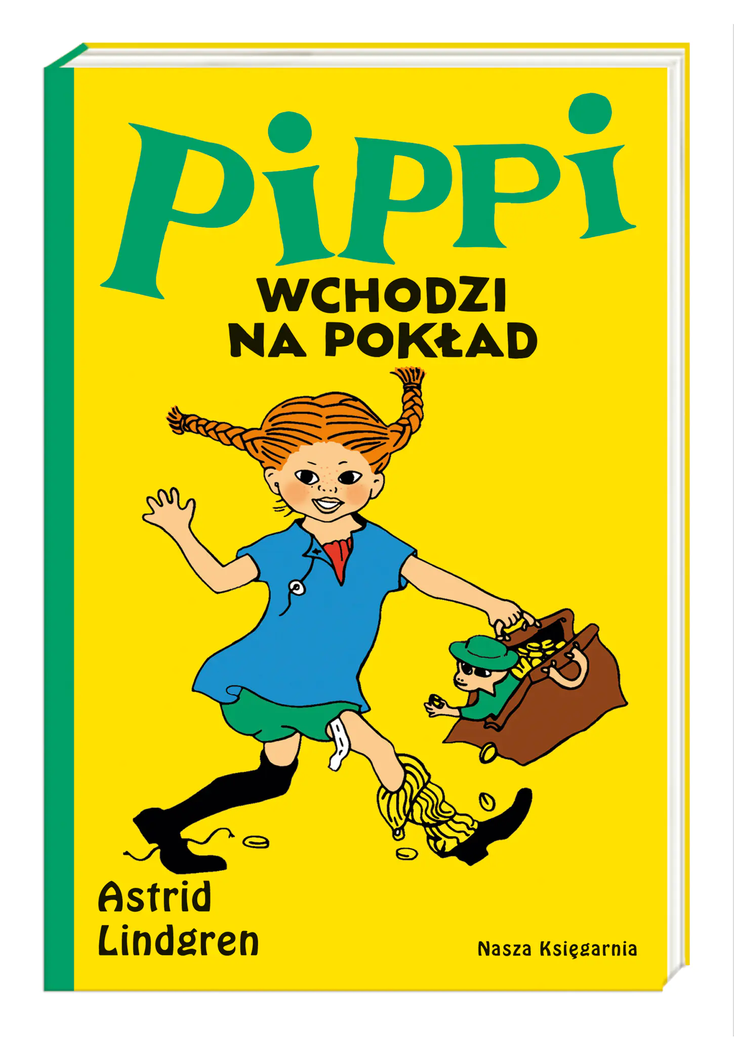 Książka - Pippi wchodzi na pokład