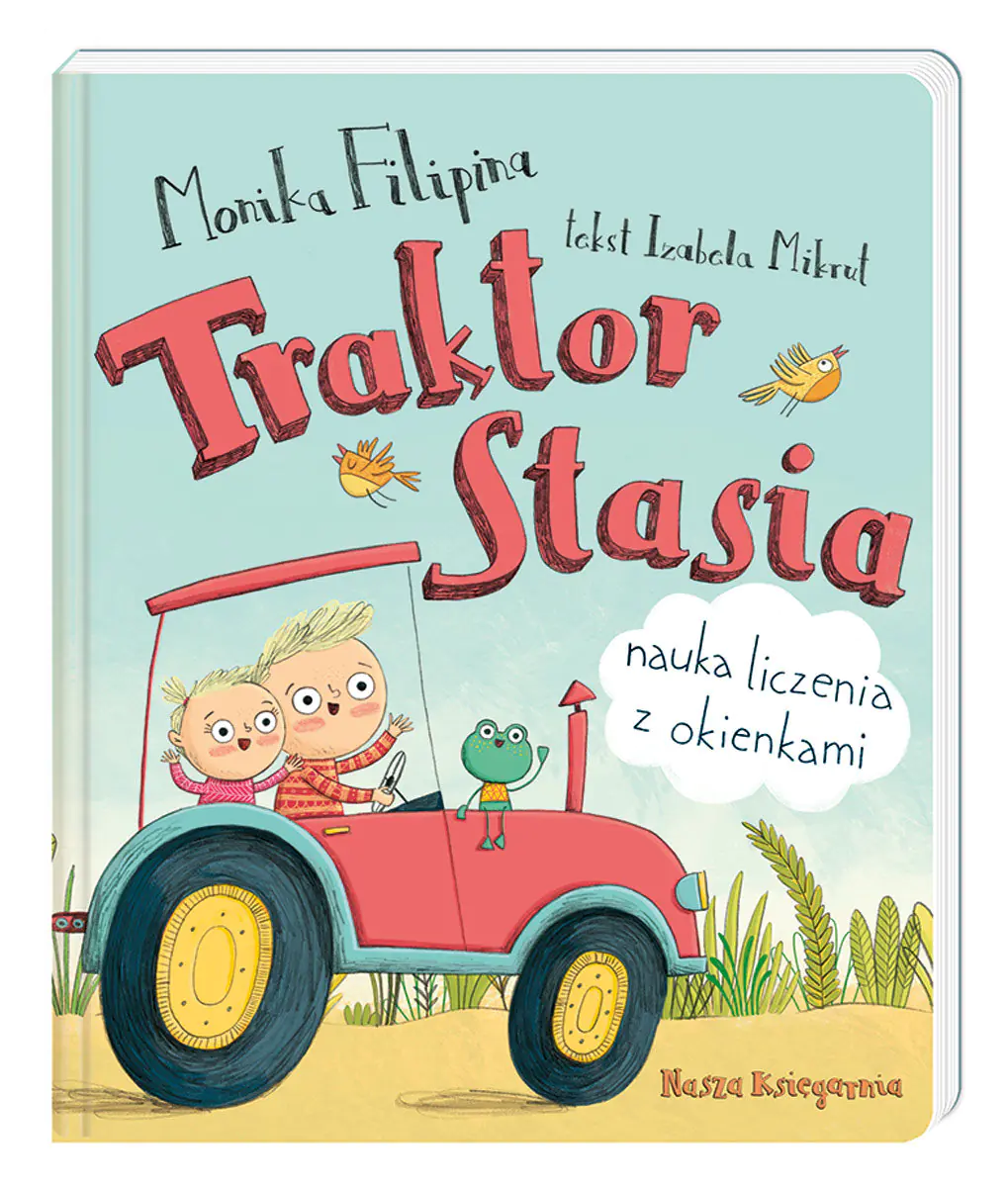 Książka - Traktor Stasia. Nauka liczenia z okienkami