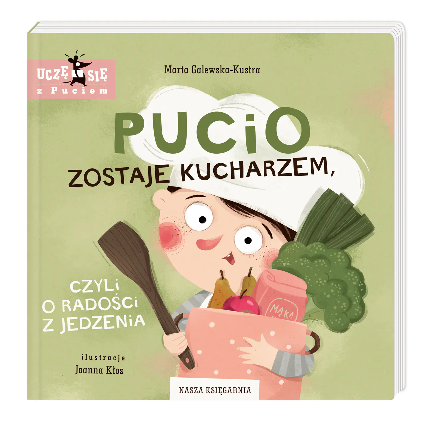 Książka - Pucio zostaje kucharzem, czyli o radości z jedzenia