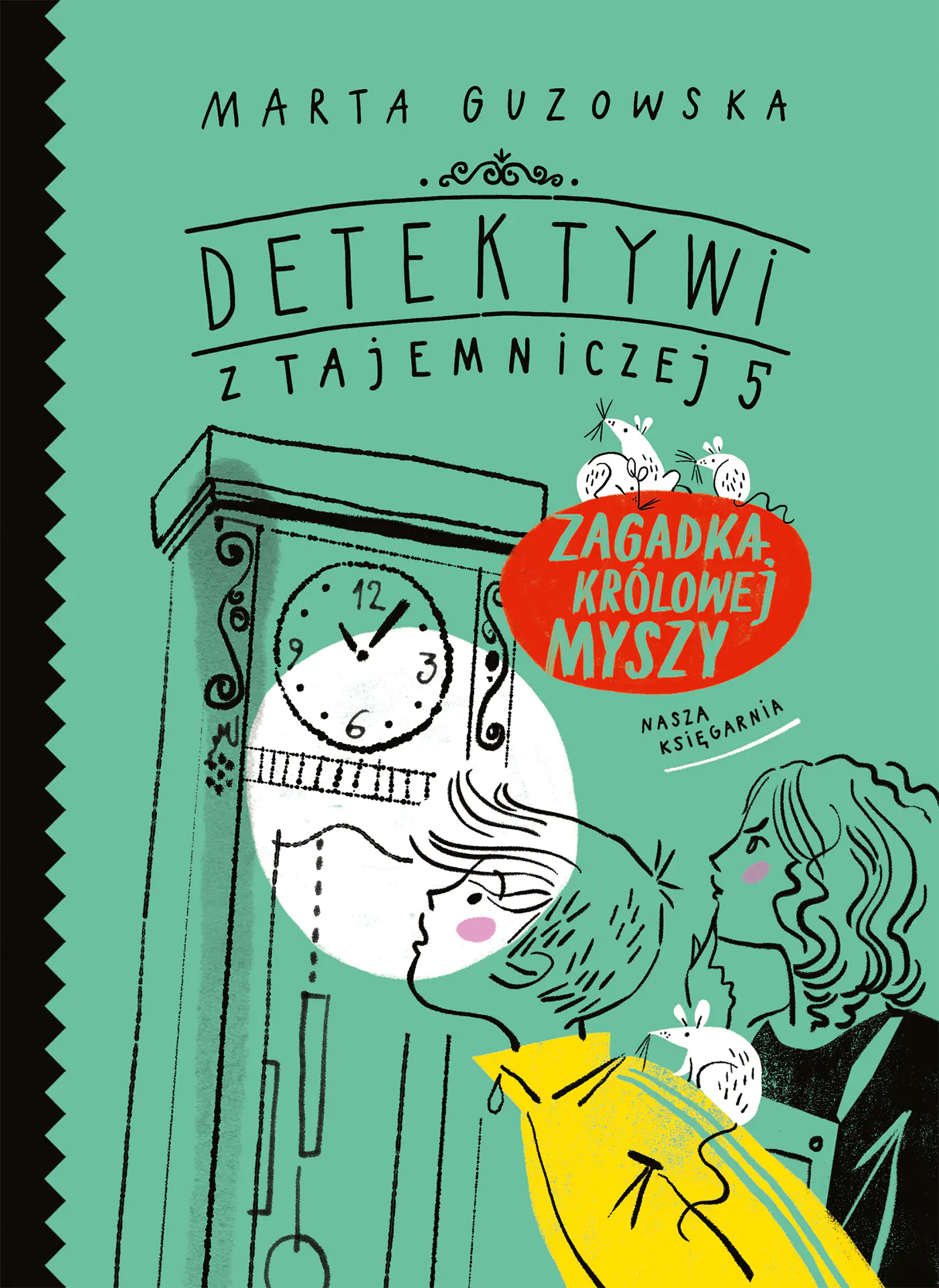 Książka - Zagadka królowej myszy. Detektywi z Tajemniczej 5. Tom 3