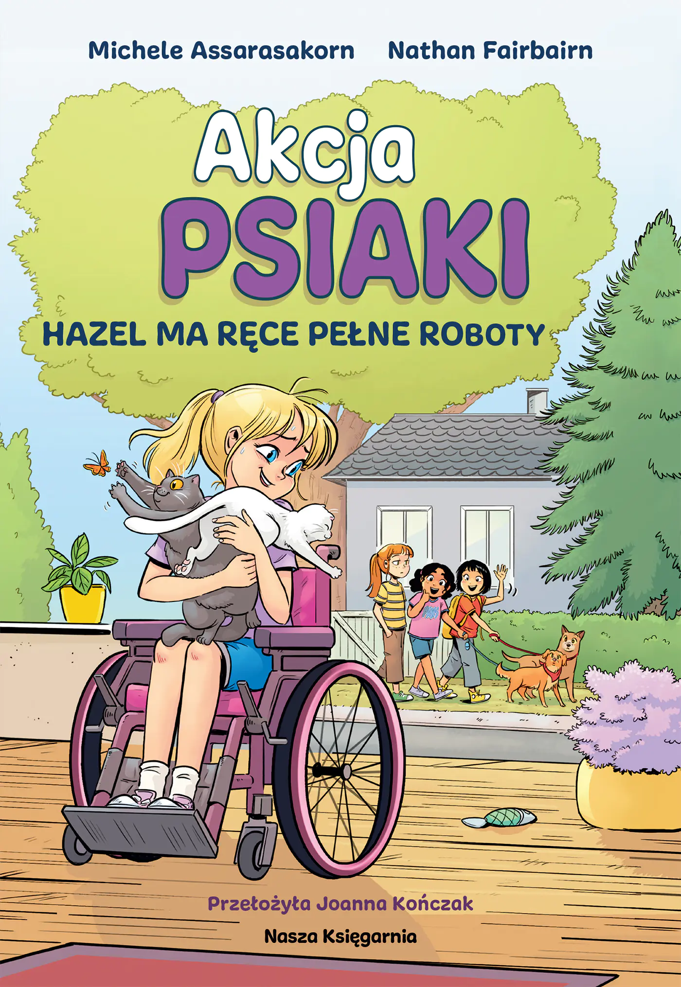 Książka - Hazel ma ręce pełne roboty. Akcja PSIAKI. Tom 4