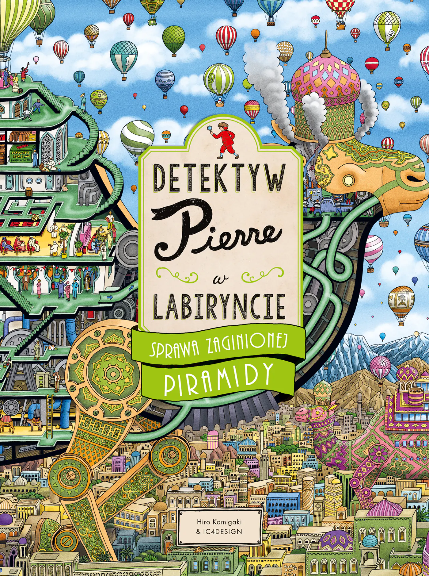 Książka - Detektyw Pierre w labiryncie. Sprawa zaginionej piramidy