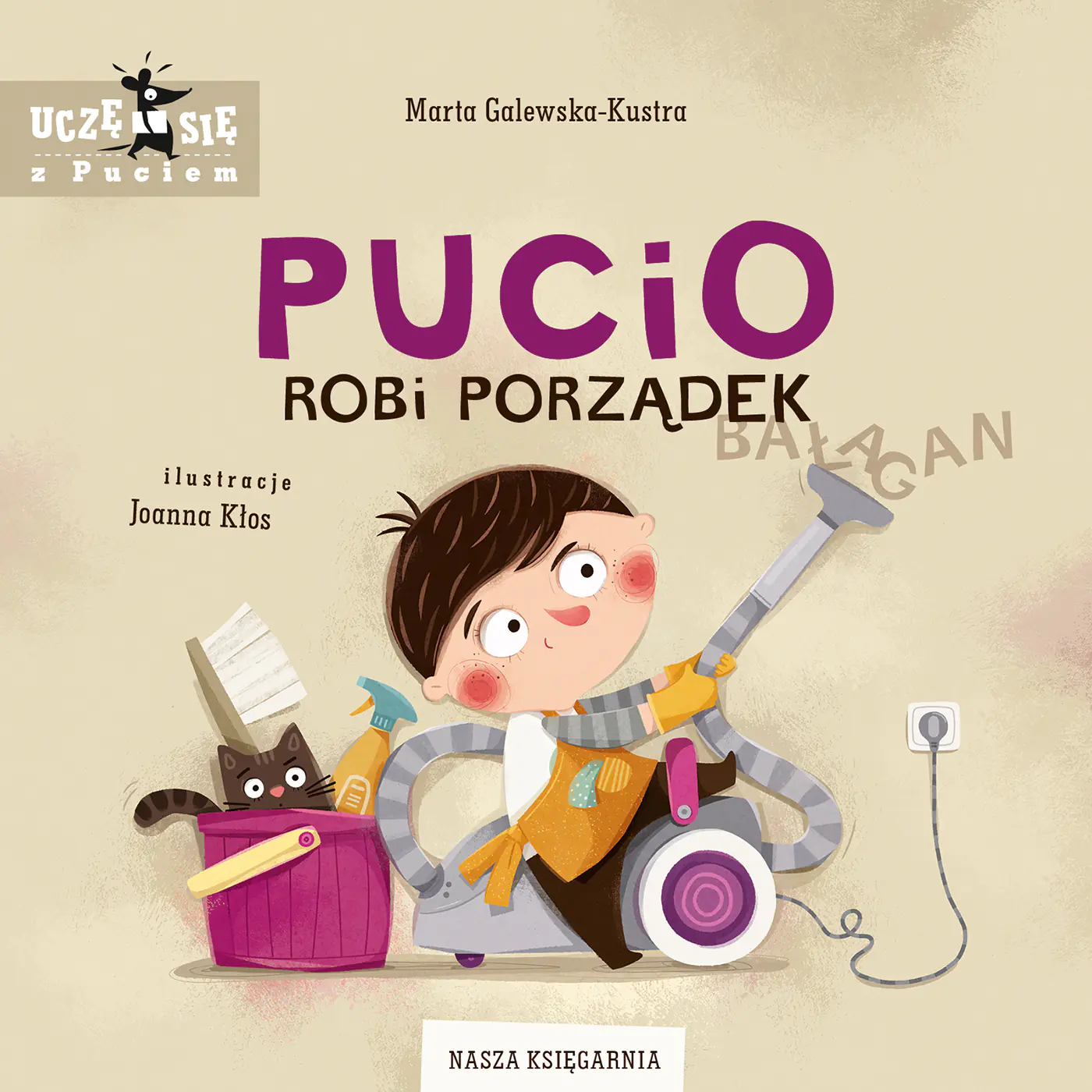 Książka - Pucio robi porządek