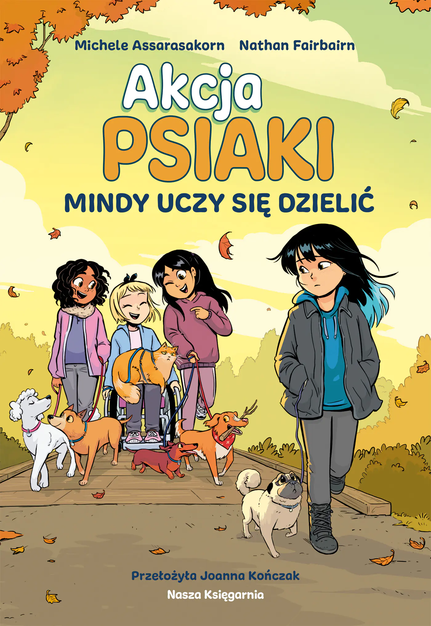 Książka - Mindy uczy się dzielić. Akcja Psiaki. Tom 2