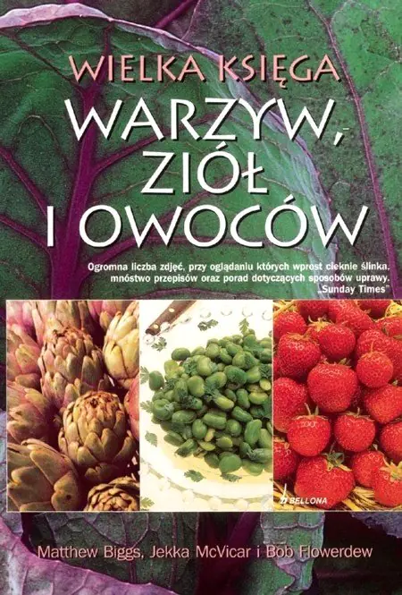 Książka - Wielka księga warzyw ziół i owoców