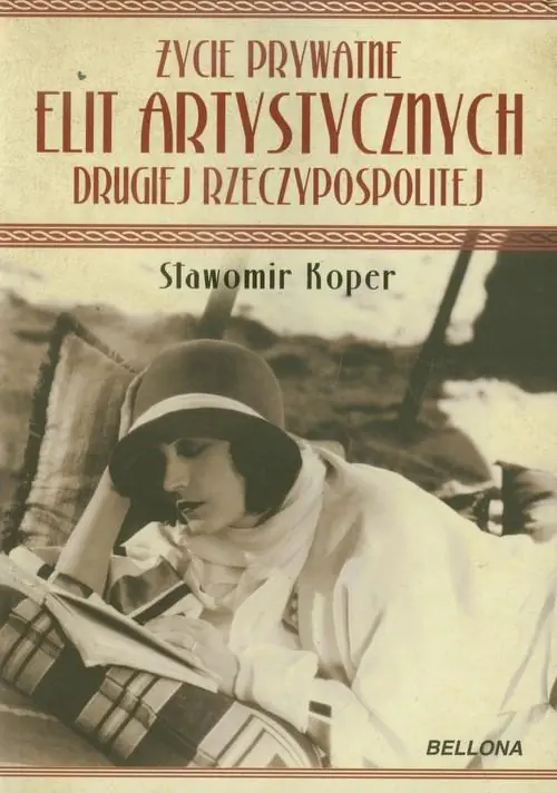 Książka - Życie prywatne elit artystycznych Drugiej Rzeczypospolitej