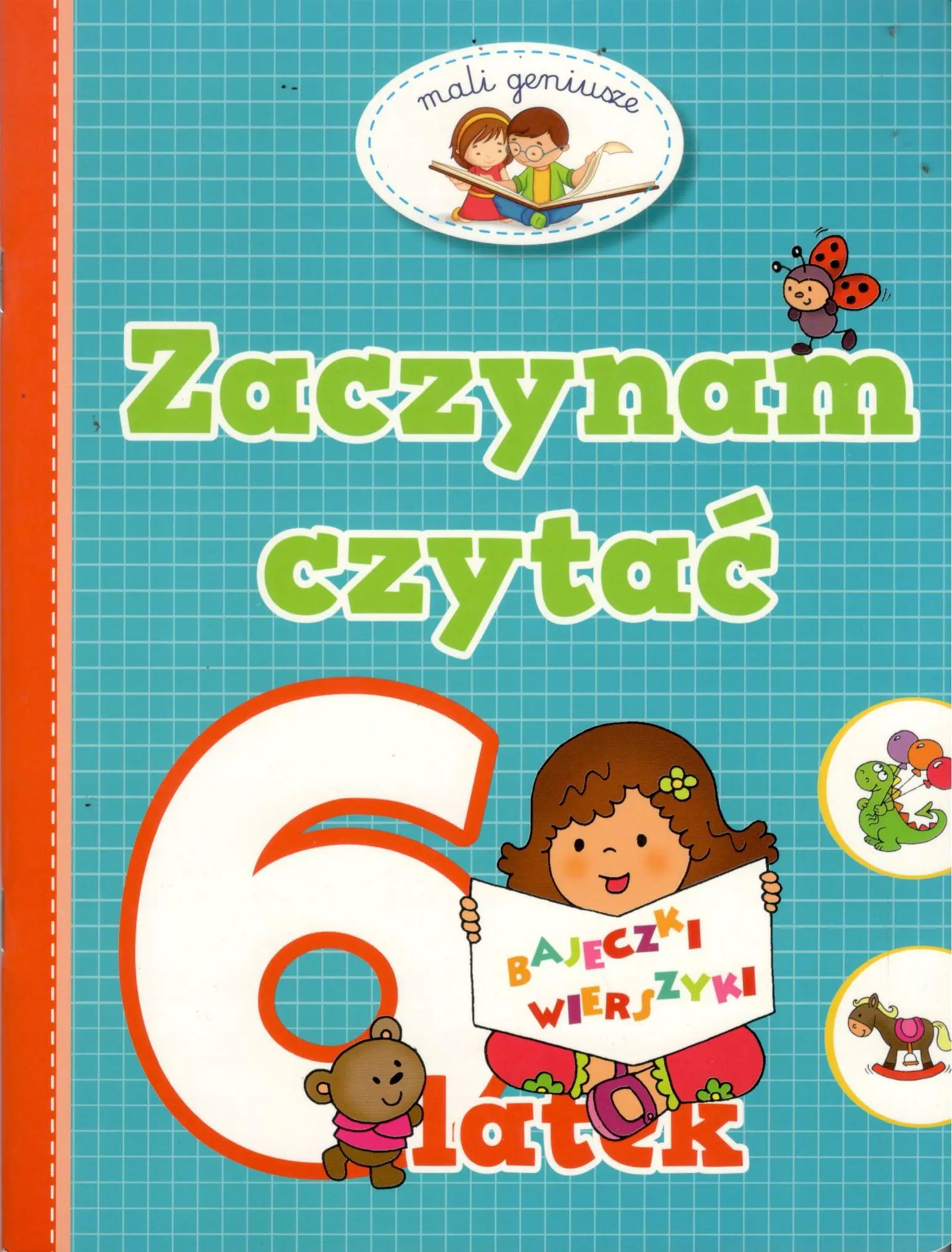 Książka - Mali geniusze. Zaczynam czytać. 6 latek