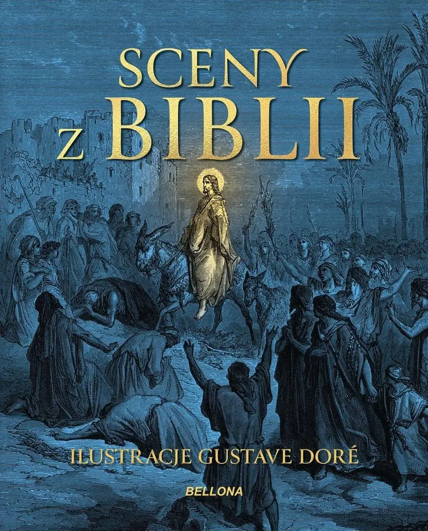 Książka - Sceny z Biblii (barwione brzegi)