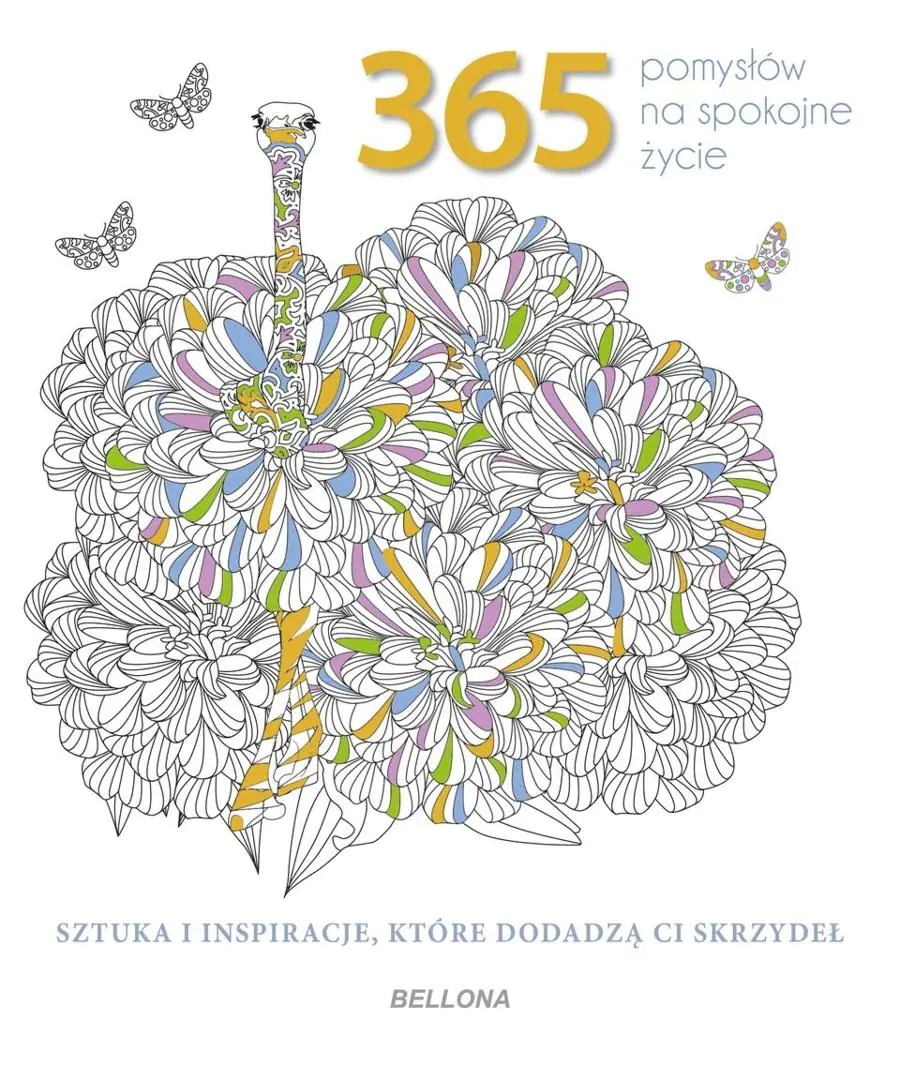 Książka - 365 pomysłów na spokojne życie. Kolorowanka