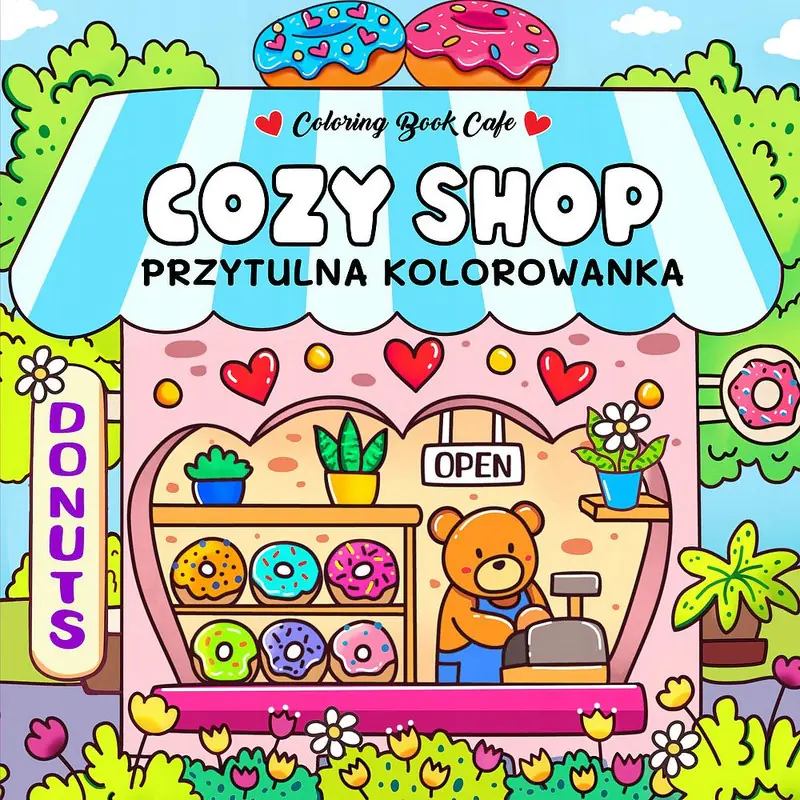 Książka - Cozy Shop. Przytulna kolorowanka