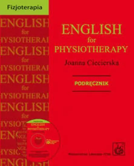 Książka - English for physiotherapy. Podręcznik + CD