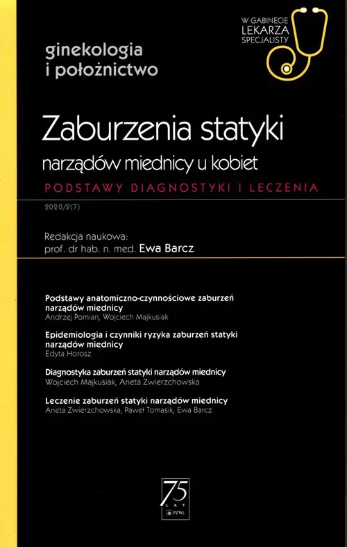 Książka - Zaburzenia statyki narządów miednicy u kobiet