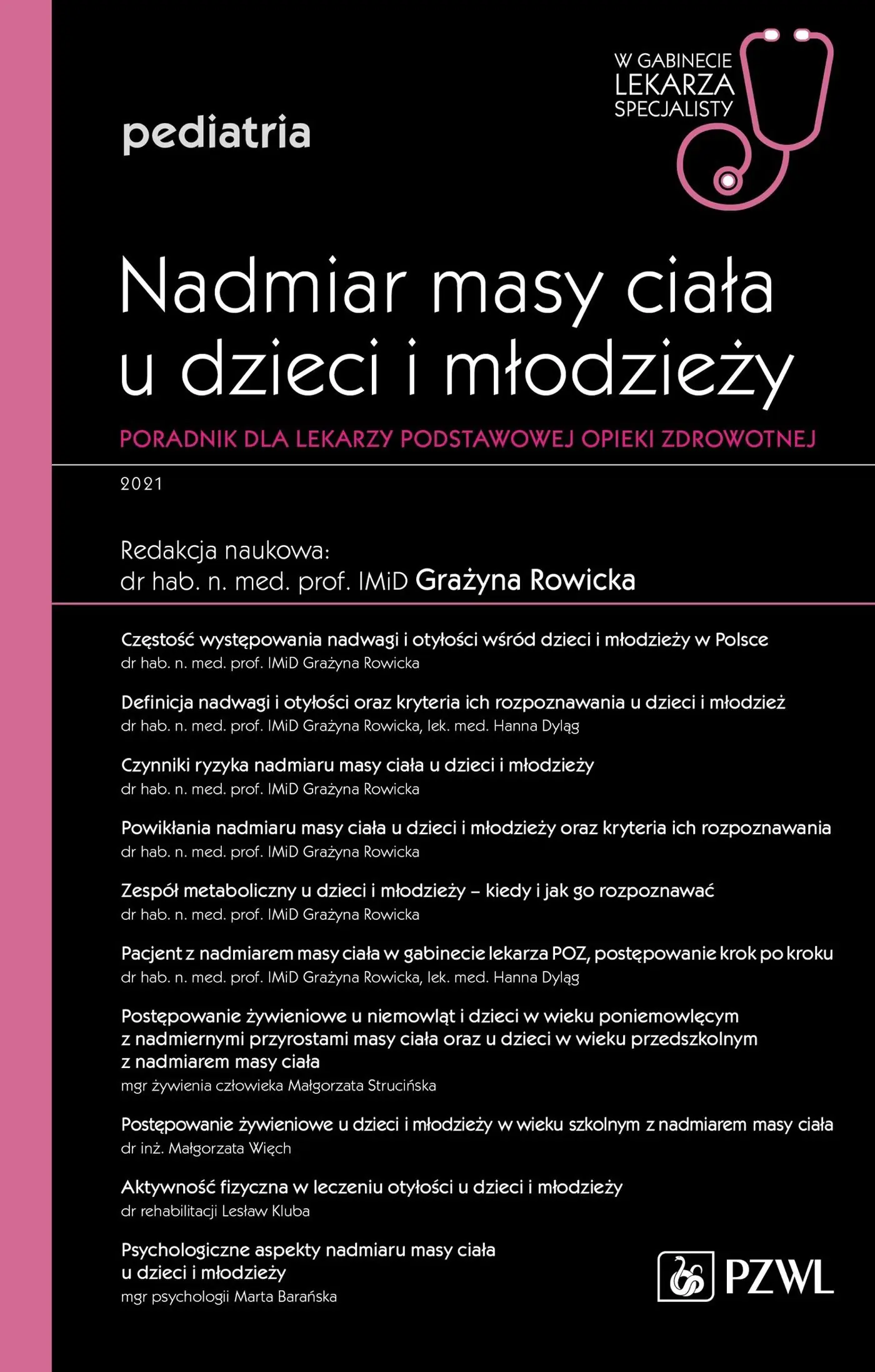 Książka - Nadmiar masy ciała u dzieci i młodzieży. W gabinecie lekarza specjalisty. Pediatria. Poradnik dla lekarzy podstawowej opieki zdrowotnej