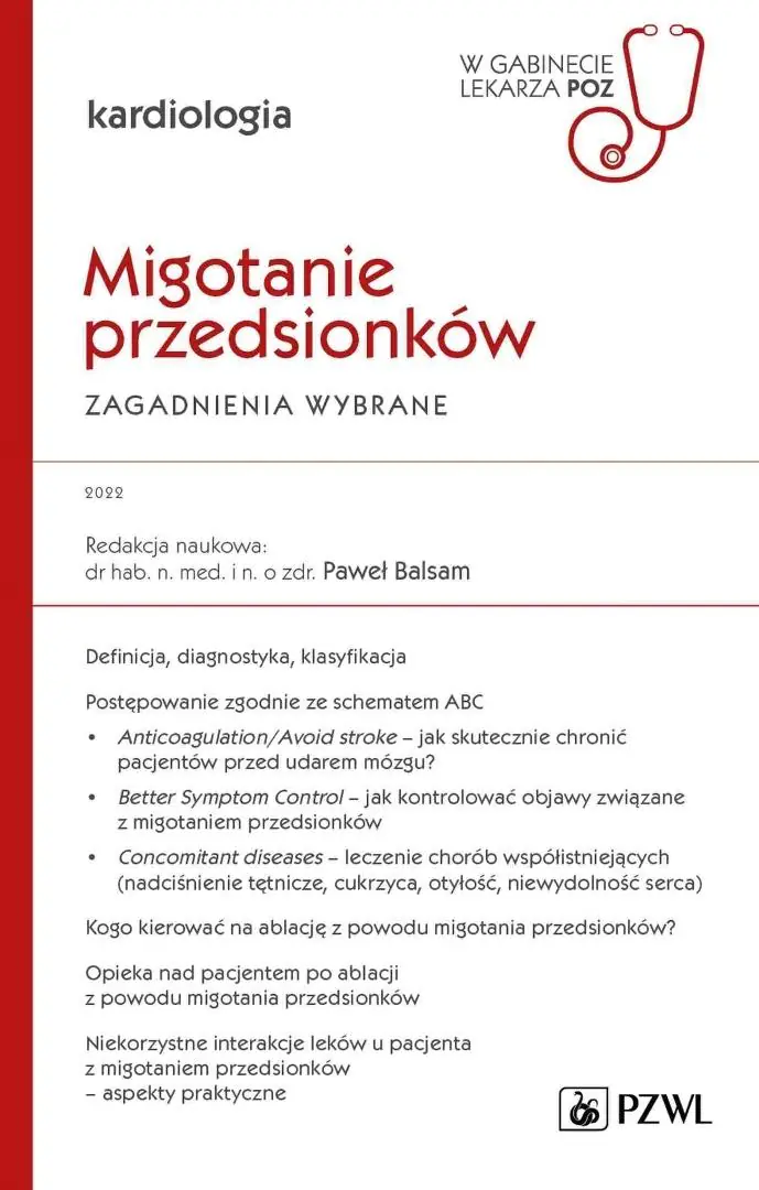 Książka - Migotanie przedsionków. Zagadnienia wybrane