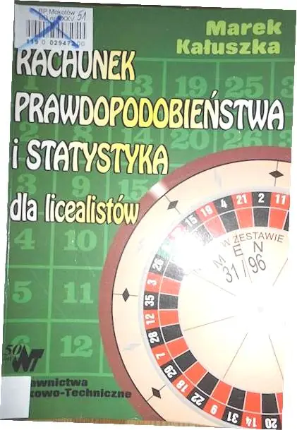 Książka - Rachunek prawdopodobieństwa i statystyka dla licealistów