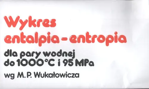 Książka - Wykres Entalpia-Entalpia dla pary wodnej