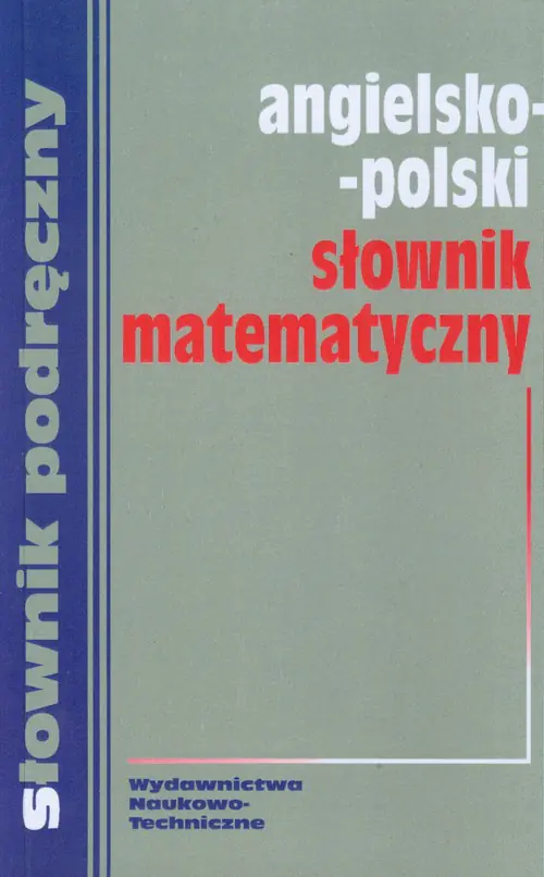 Książka - Angielsko-polski słownik matematyczny