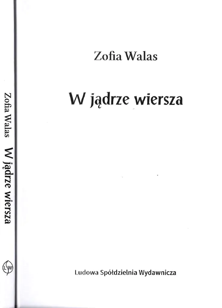 Książka - W jądrze wiersza