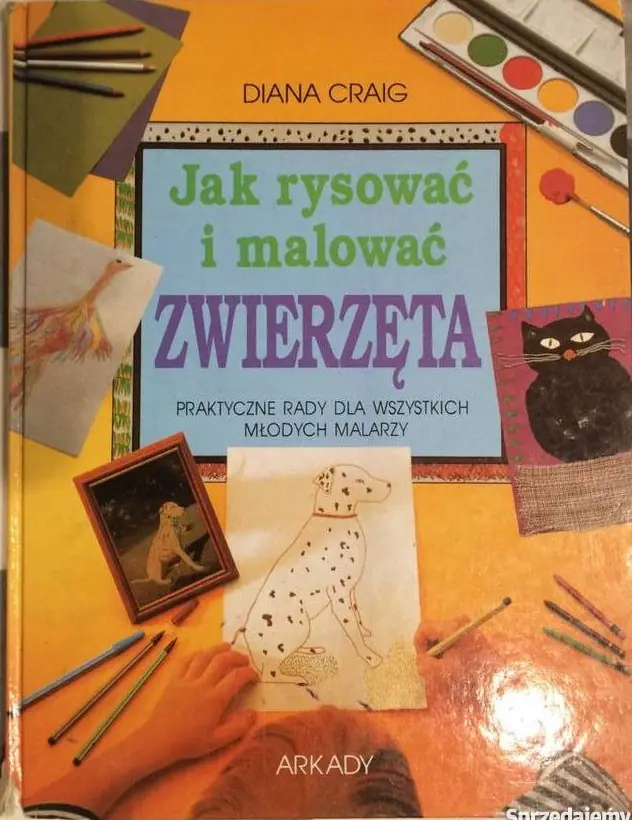 Książka - Jak rysować i malować zwierzęta