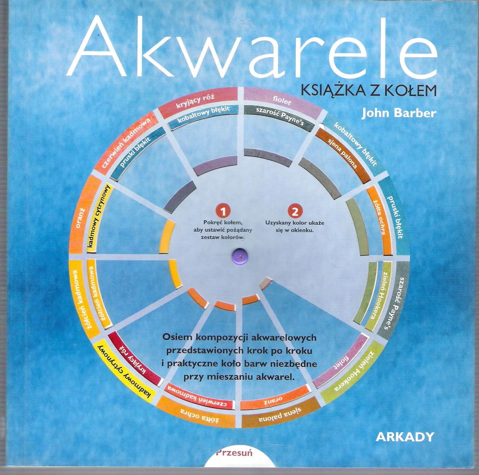 Książka - Akwarele Książka z kołem