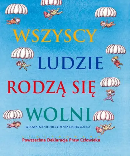 Książka - Wszyscy ludzie rodzą się wolni