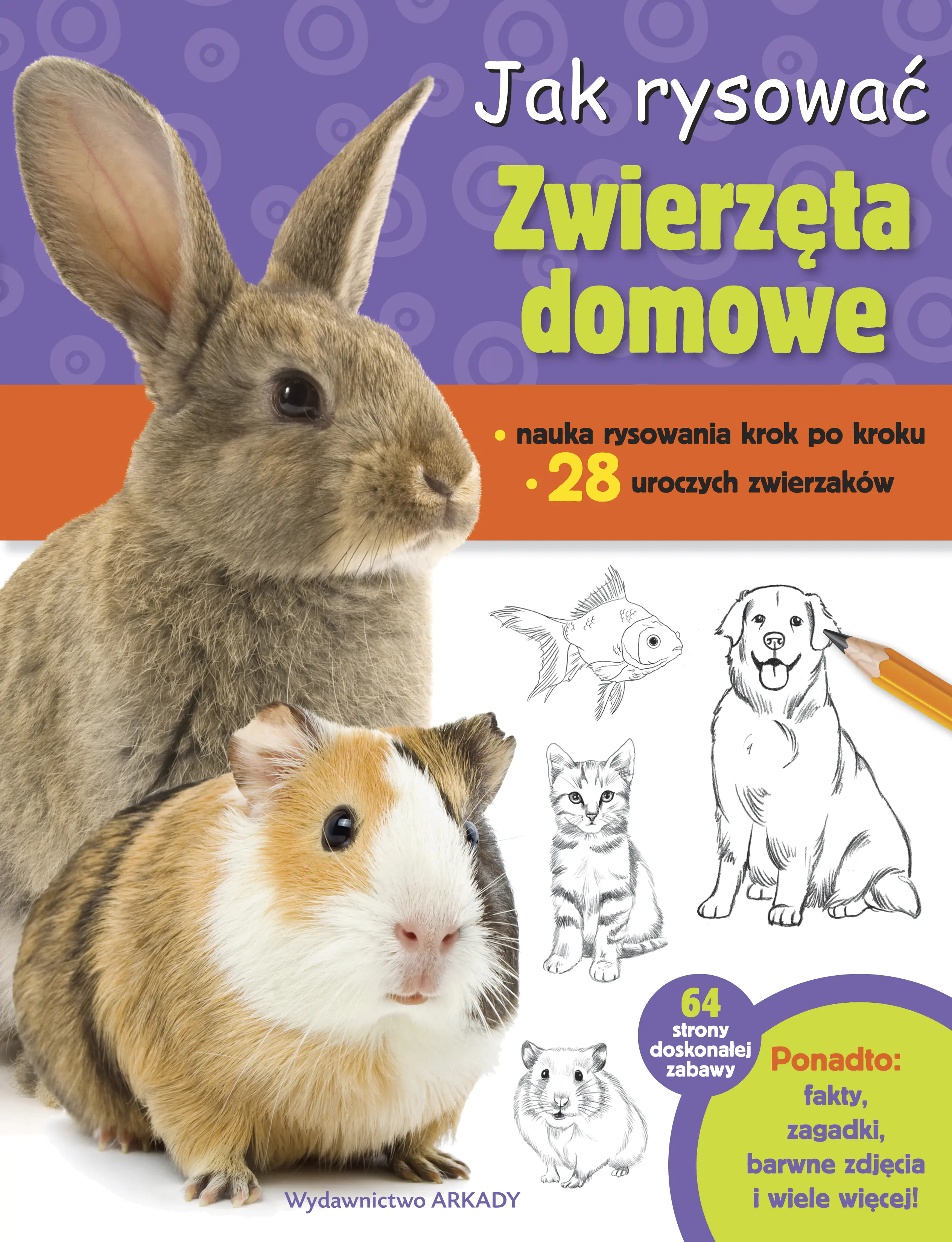 Książka - Jak rysować zwierzęta domowe