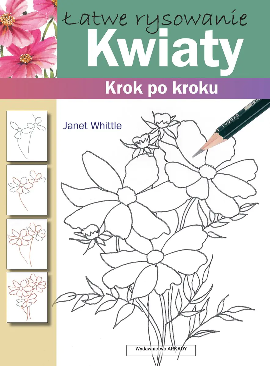 Książka - Łatwe rysowanie. Kwiaty