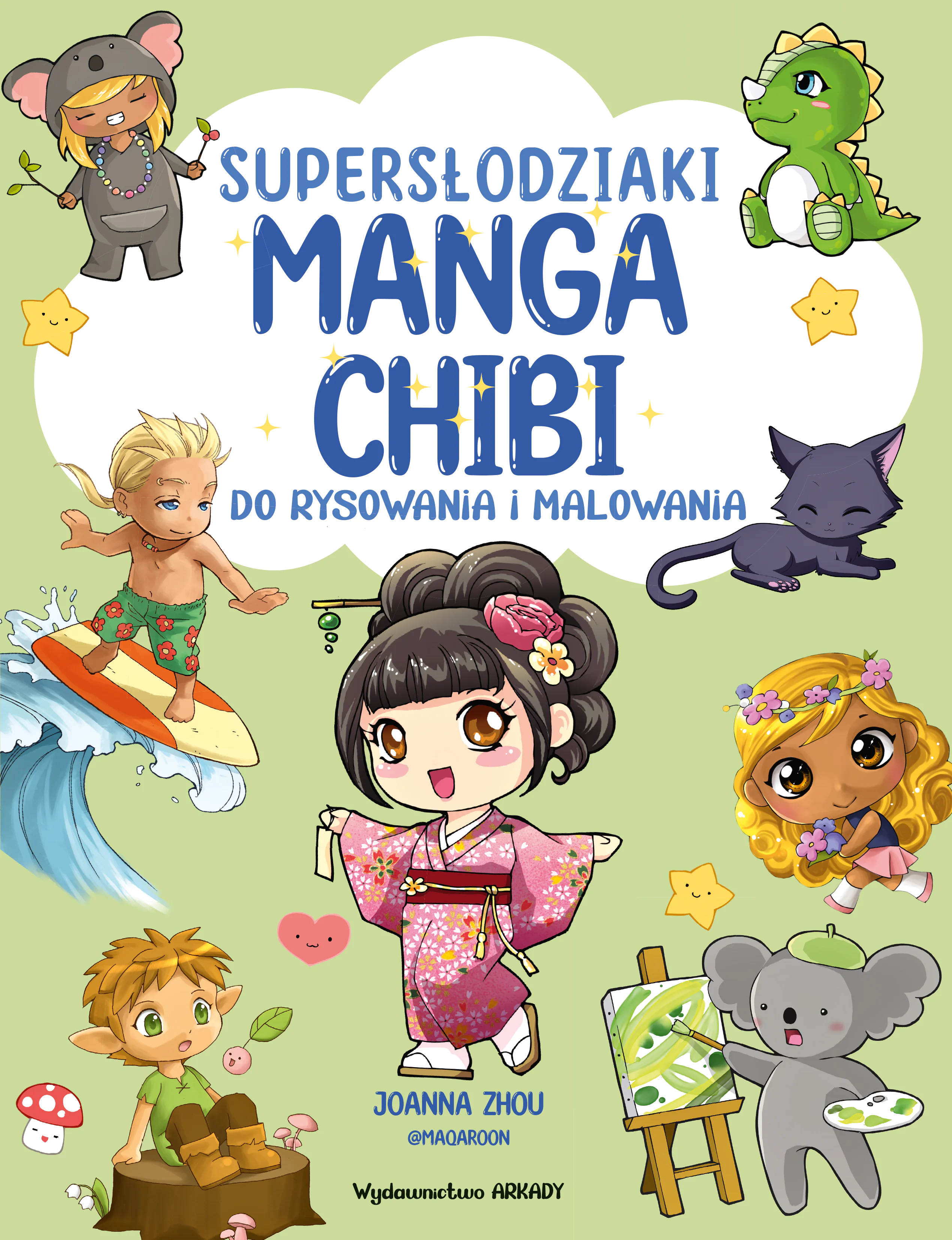 Książka - Supersłodziaki manga chibi. Do rysowania i malowania