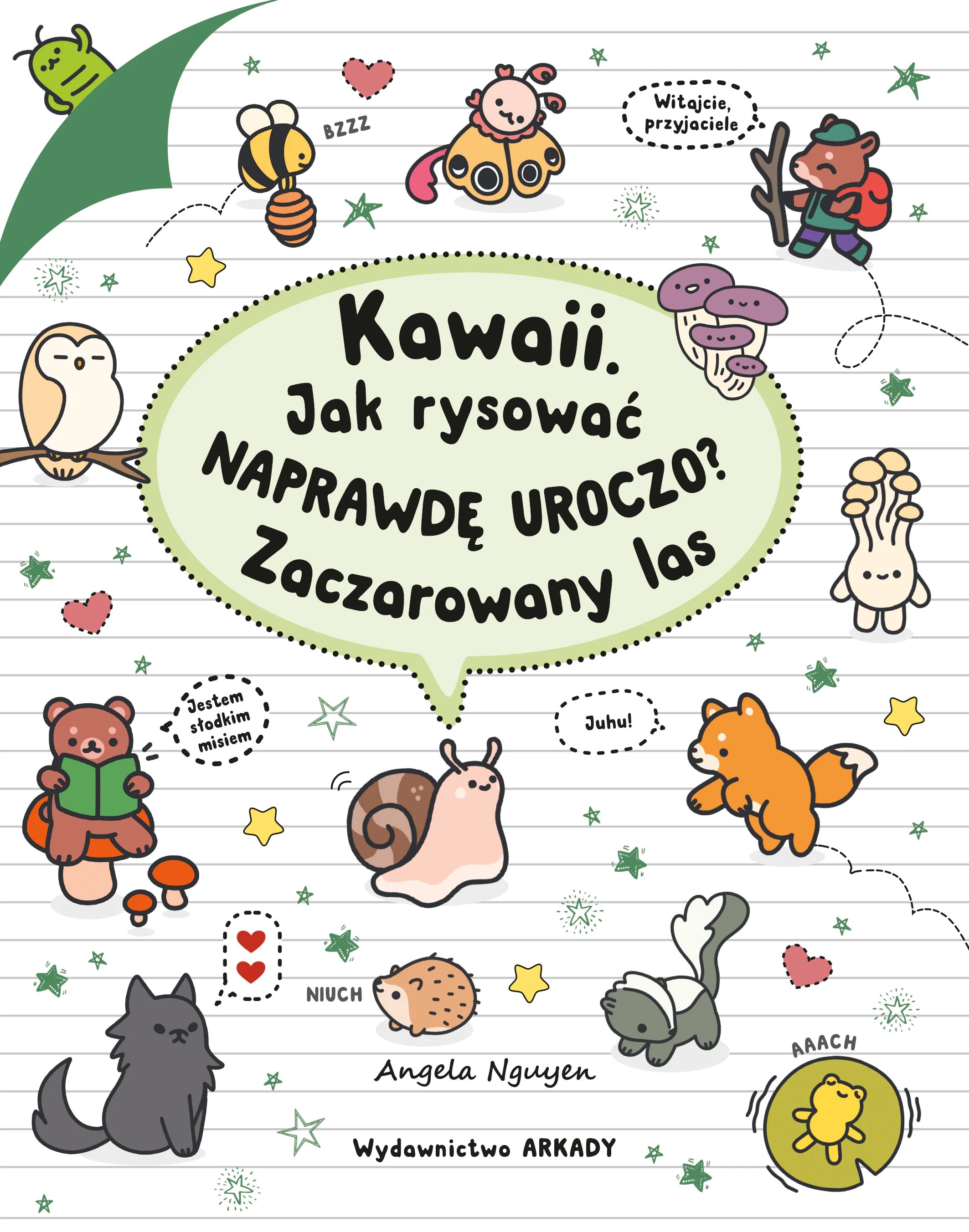 Książka - Kawaii. Jak rysować naprawdę uroczo? Zaczarowany las