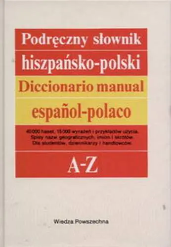 Książka - Podręczny słownik hiszpańsko - polski
