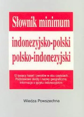 Książka - Słownik minimum indon.-pol., pol.-indon.