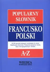 Książka - Popularny słownik francusko polski A-Z