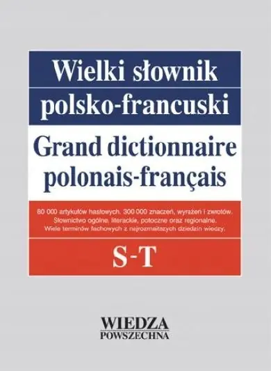 Książka - Wielki słownik polsko-francuski