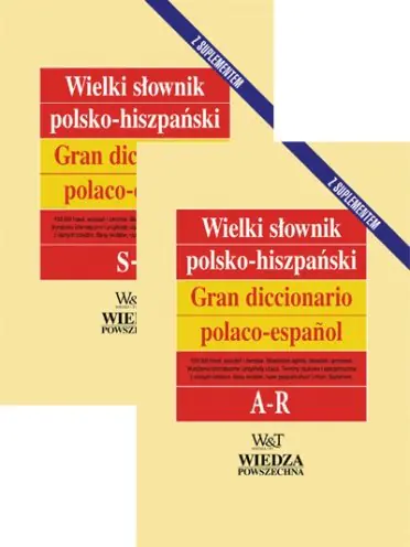 Książka - Wielki słownik polsko-hiszpański t.1/2 z suplementem